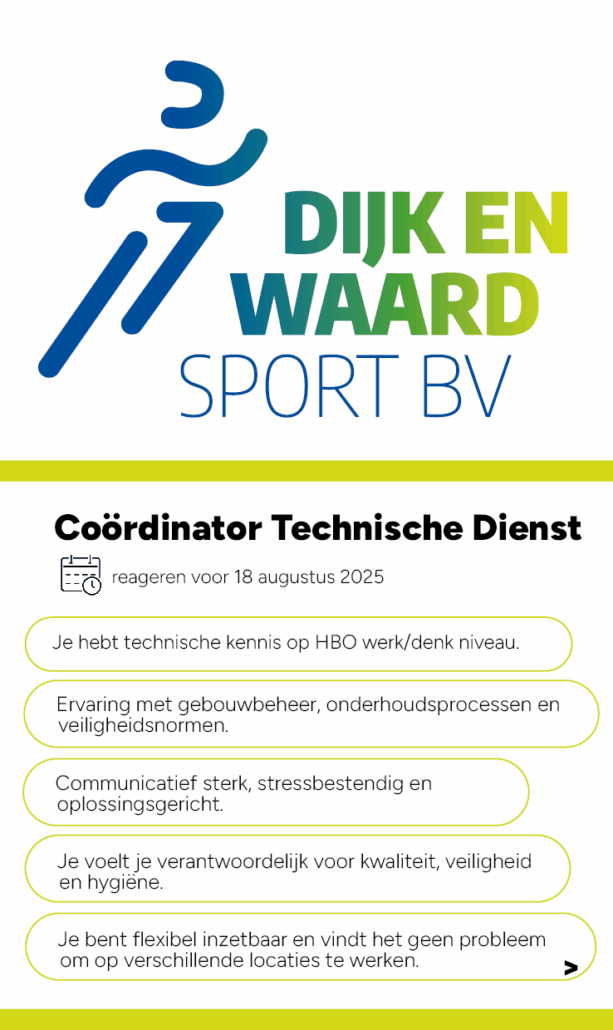 Website Coördinator Technische Dienst